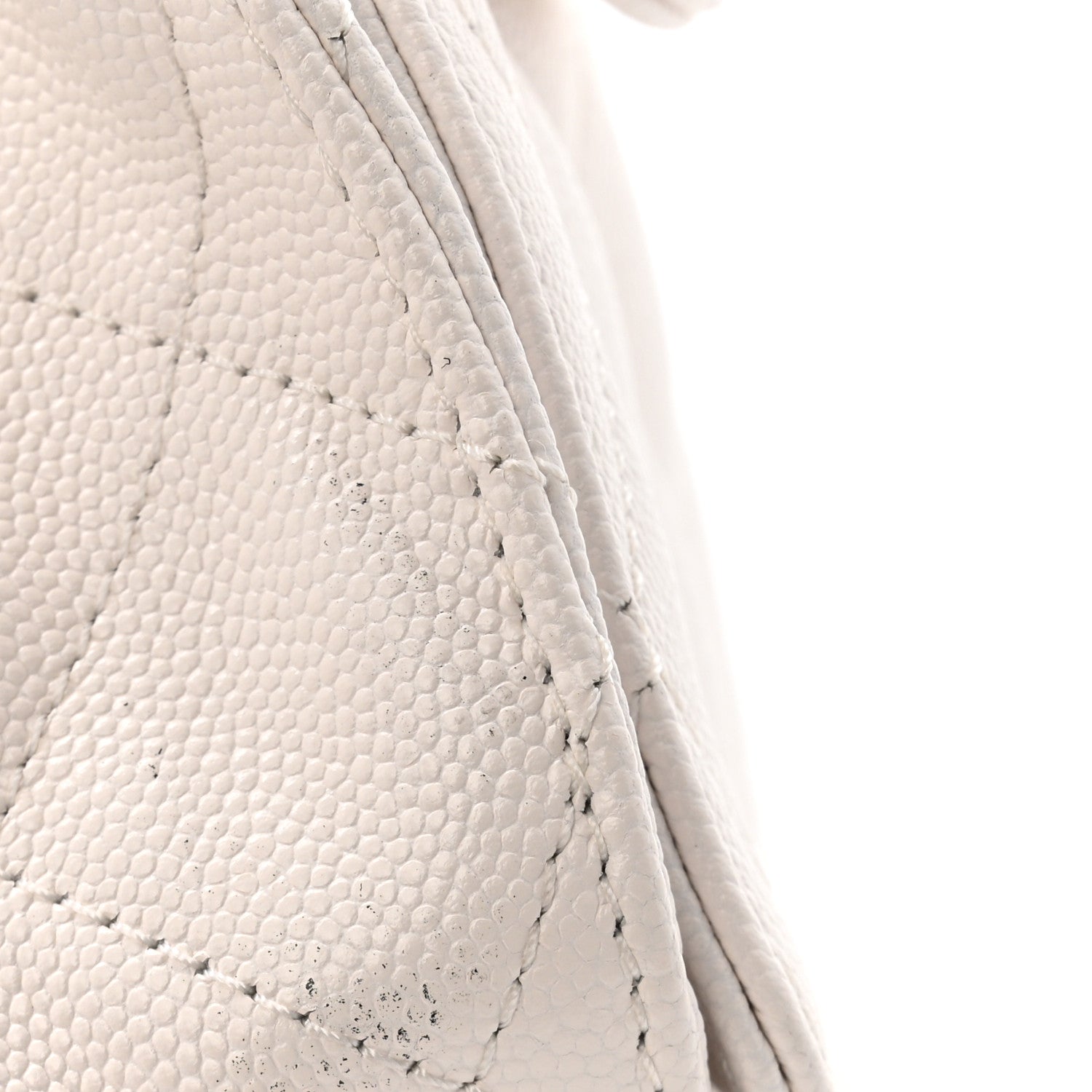 Chanel Caviar Quilted Small Chanel 25 Handbag White 11 of 12