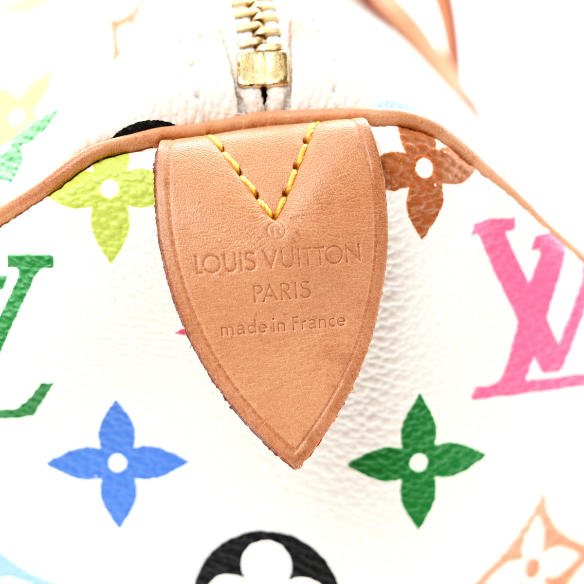 Louis Vuitton Monogram Multicolor Speedy 30 White 6 of 13
