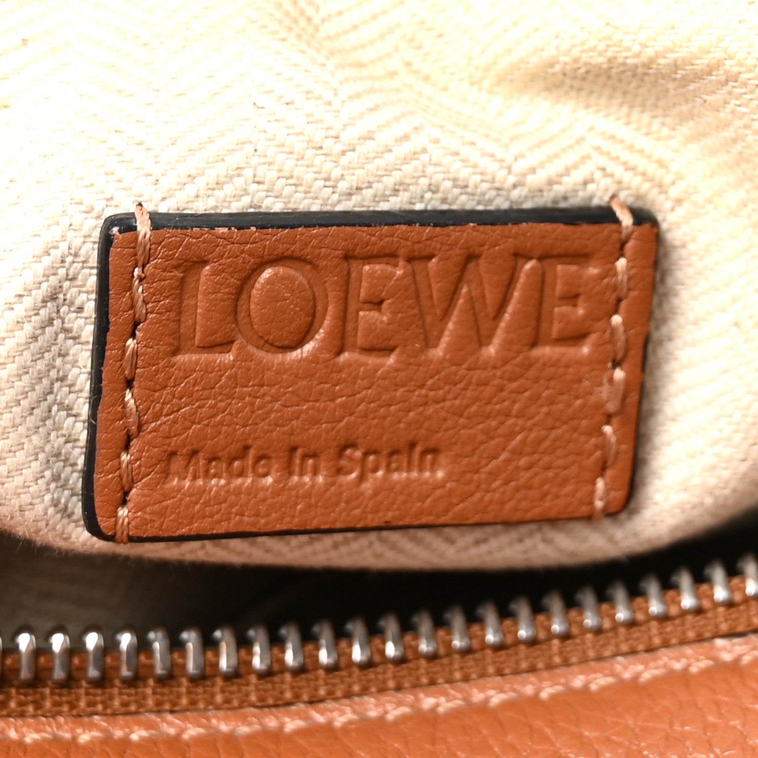 Loewe Calfskin Medium Puzzle Bag Tan 6 of 9