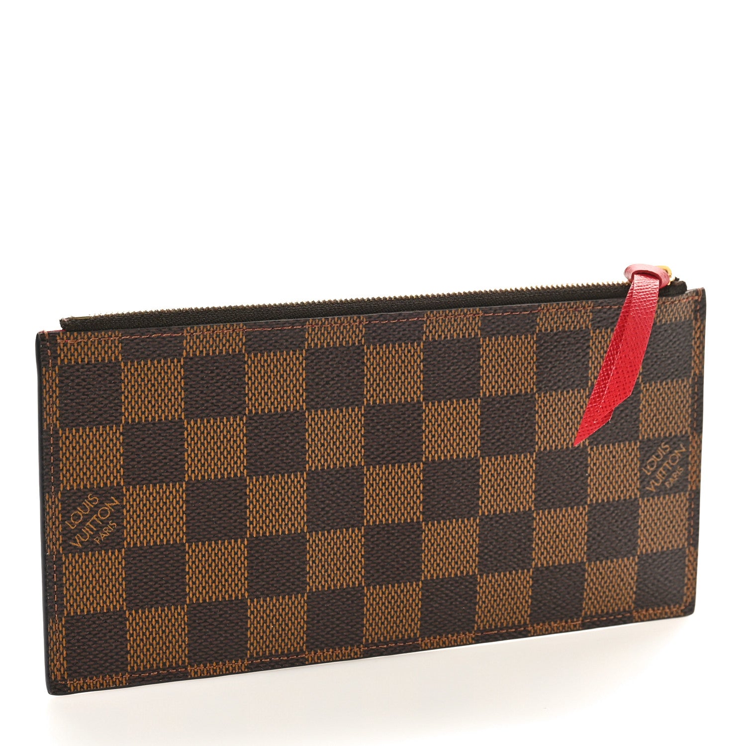 Louis Vuitton Damier Ebene Felicie Chain Wallet Zippered Insert 3 of 8