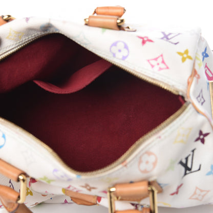 Louis Vuitton Monogram Multicolor Speedy 30 White 5 of 27