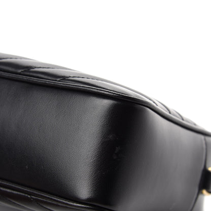 Saint Laurent Calfskin Matelasse Monogram Lou Camera Bag Black 8 of 14