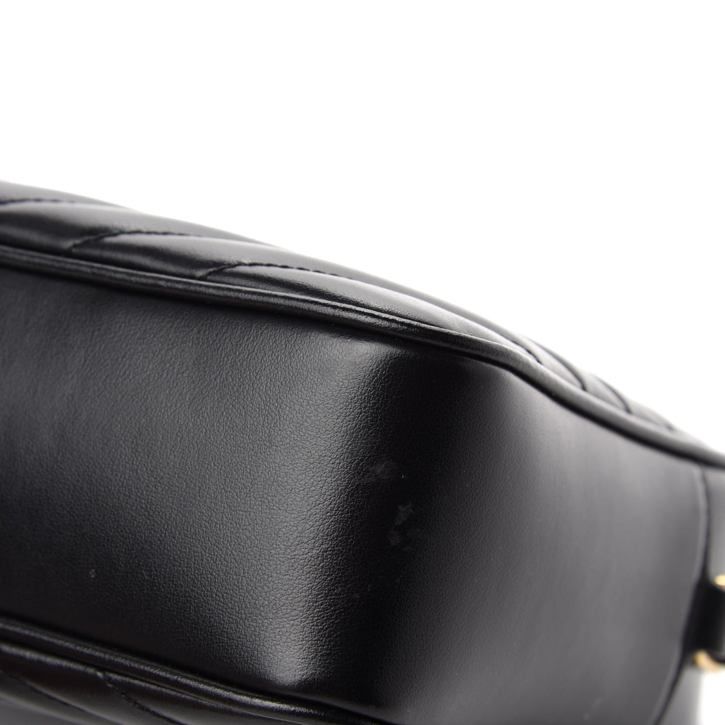 Calfskin Matelasse Monogram Lou Camera Bag Black