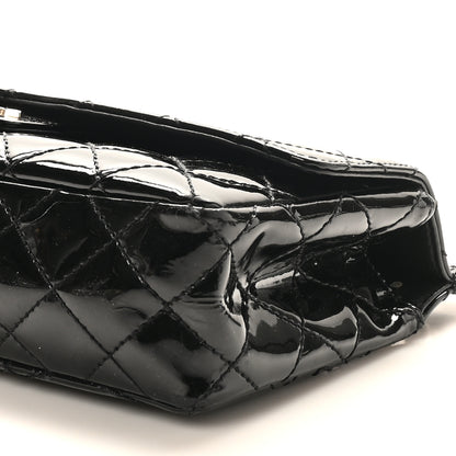 Chanel Patent Quilted Medium Diagonal CC Flap Black 10 of 11