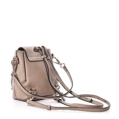 Chloe Suede Calfskin Mini Faye Backpack Motty Grey 4 of 25