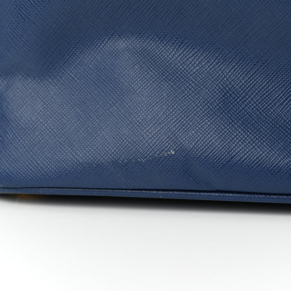 Prada Saffiano Large Galleria Double Zip Tote Bluette 10 of 15