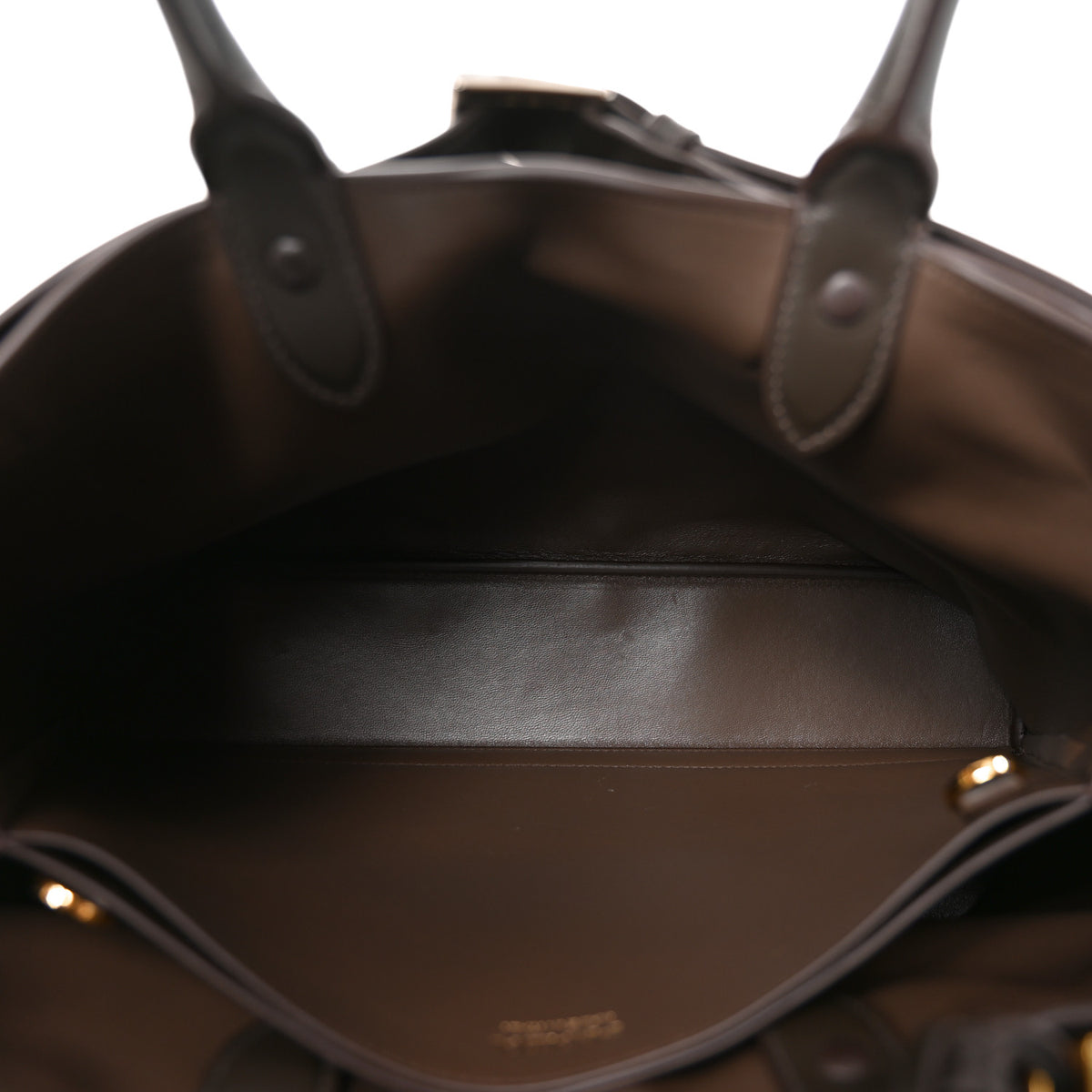 Prada Scamosciato Large Buckle Bag With Belt Cacao 5 of 9