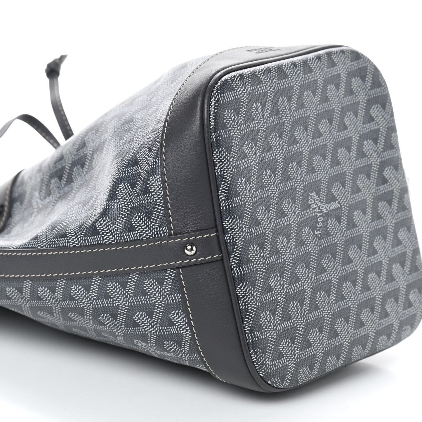 Goyardine Petit Flot Bucket Bag PM Grey