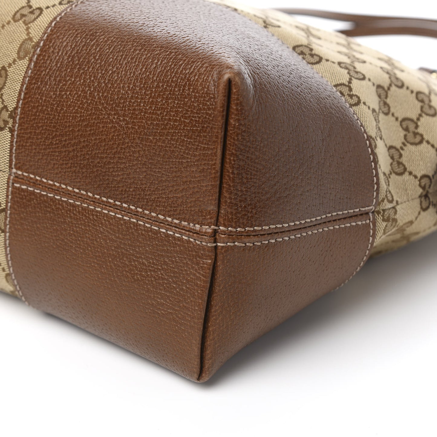 Monogram Medium Bree Shoulder Bag Beige Tabacco