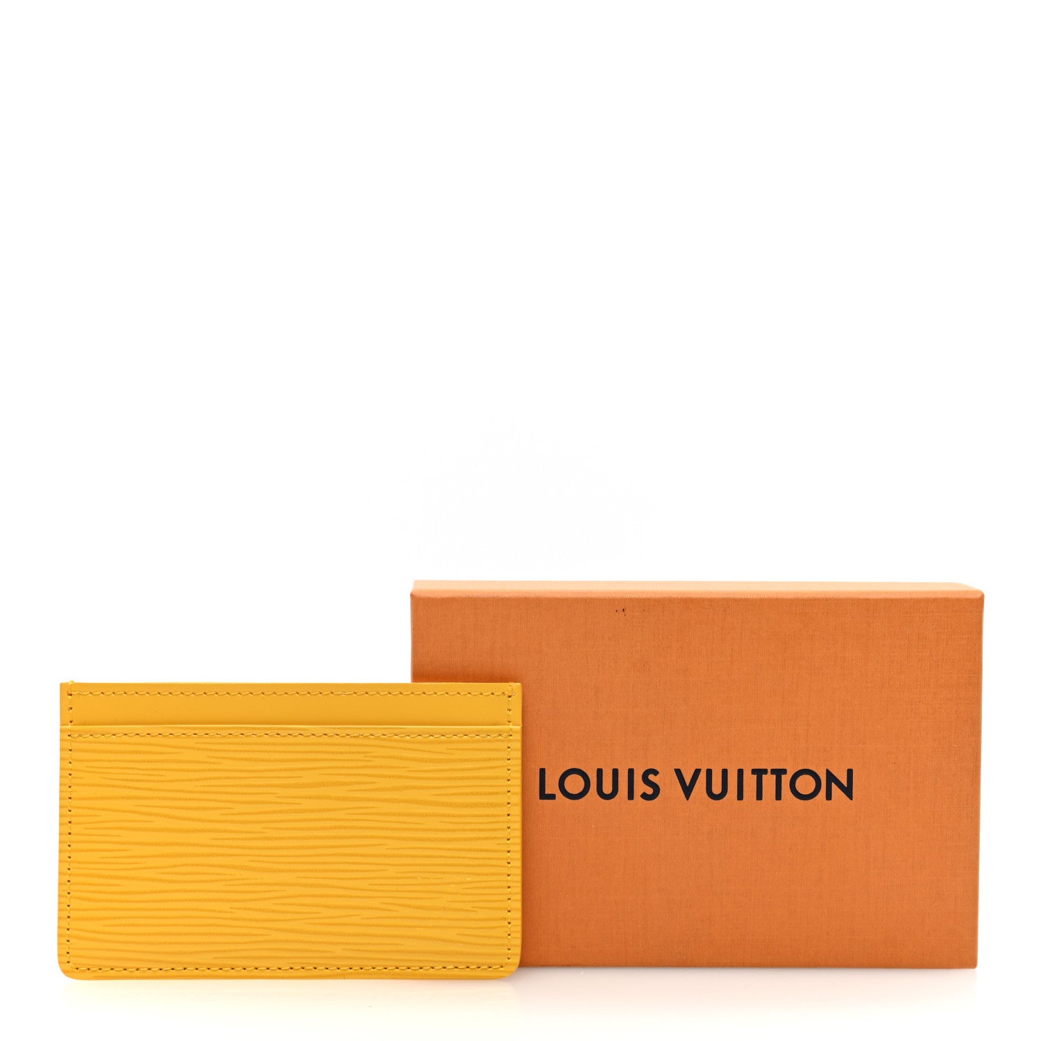 Louis Vuitton Epi Card Holder Jonquille 7 of 7