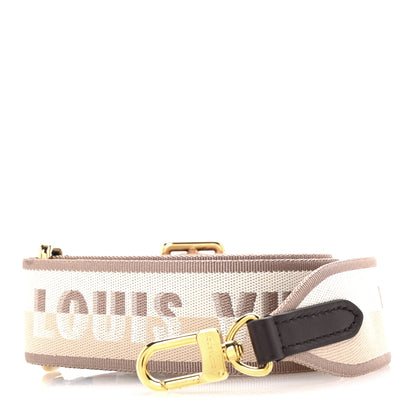 Louis Vuitton Jacquard Speedy Bandouliere 20 Shoulder Strap Beige Brown 1 of 5