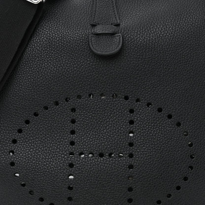 Hermes Taurillon Clemence Evelyne III GM Black 8 of 11