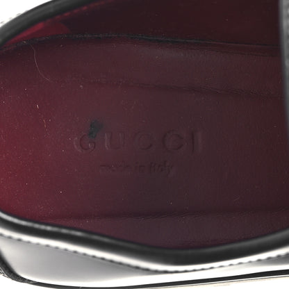 Gucci Cordovan Lux Horsebit Womens Lug Sole Loafers 35.5 Black 9 of 9