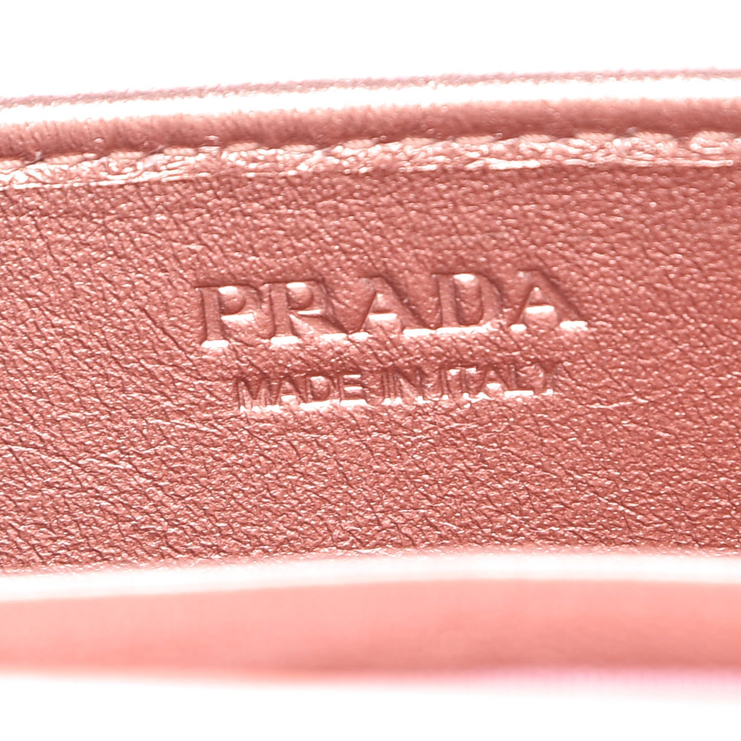 Metallic Nappa Mini Impunture Diagramme Chain Crossbody Bag Rosa Mordore