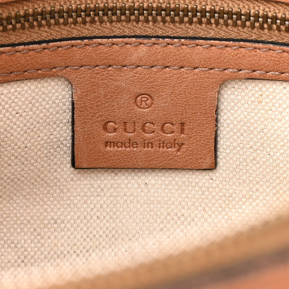 Gucci Monogram Web Rania Top Handle Bag Natural 6 of 12