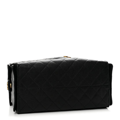 Chanel Caviar Quilted Medium Chanel 25 Handbag Black 5 of 12