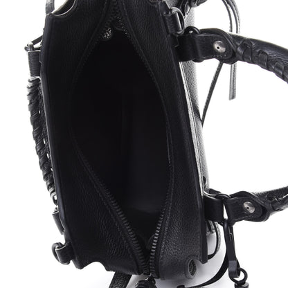 Balenciaga Grained Calfskin Neo Classic Black Hardware Mini City Black 4 of 4