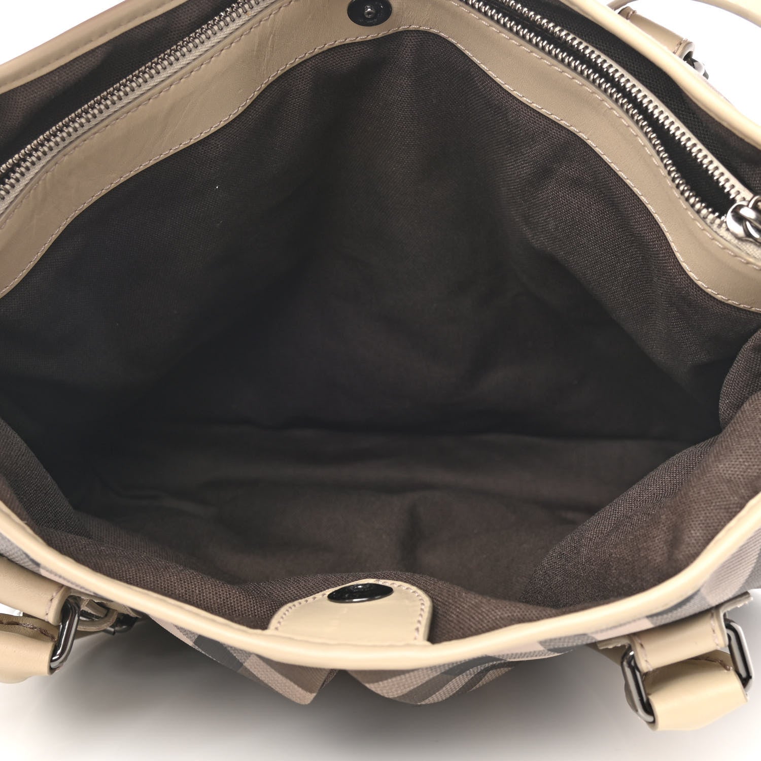 Burberry Smoked Check Small Northfield Tote Trench 6 of 11