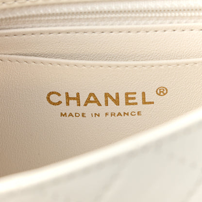 Chanel Aged Calfskin Quilted 2.55 Reissue Mini Flap White 6 of 13
