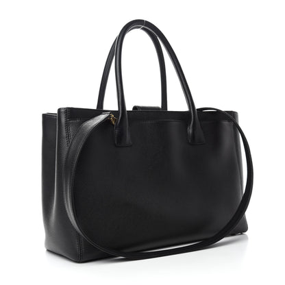 Chanel Calfskin Cerf Executive Shopper Tote Black 3 of 10