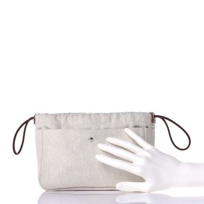 Hermes Canvas Barenia Fourbi 20 PM Pouch Naturel Fauve 2 of 10