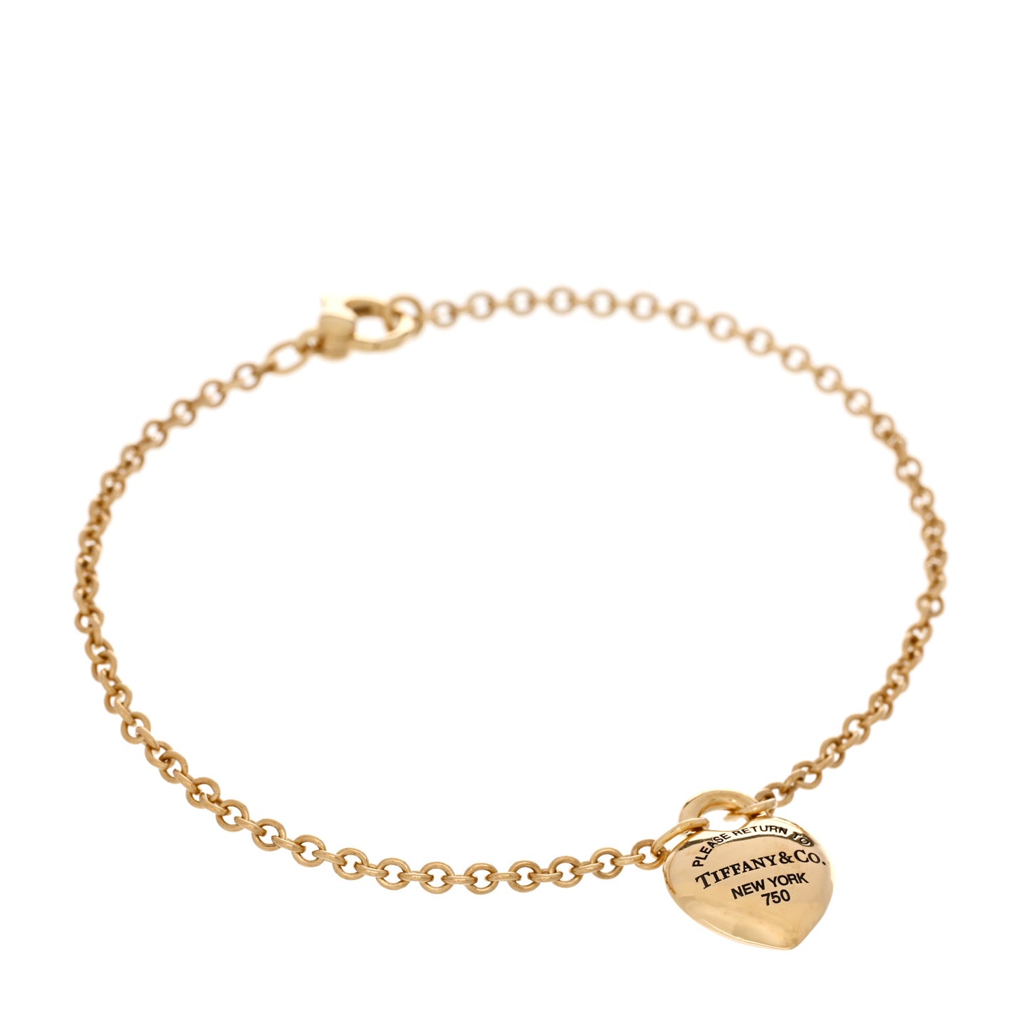 18K Yellow Gold Return To Tiffany Full Heart Bracelet