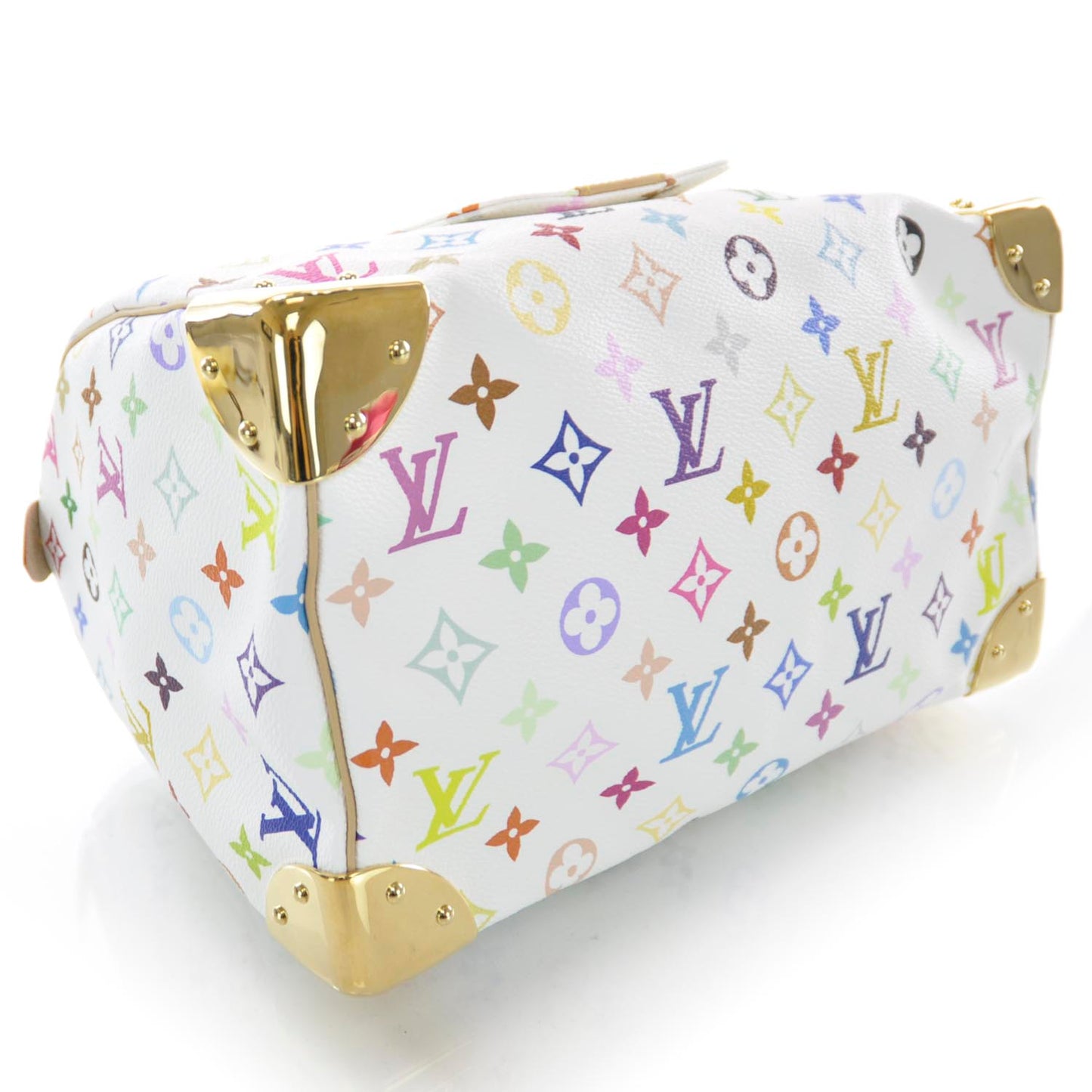 Monogram Multicolor Speedy 30 White