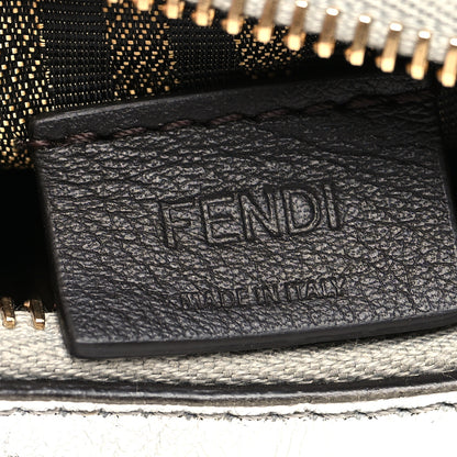 Fendi Rock Millenium Nano Fendigraphy Hobo Charm Argento 5 of 10
