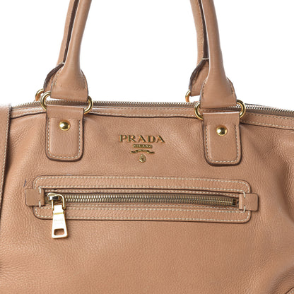 Prada Cervo Deerskin Shoulder Bag Sabbia 7 of 10