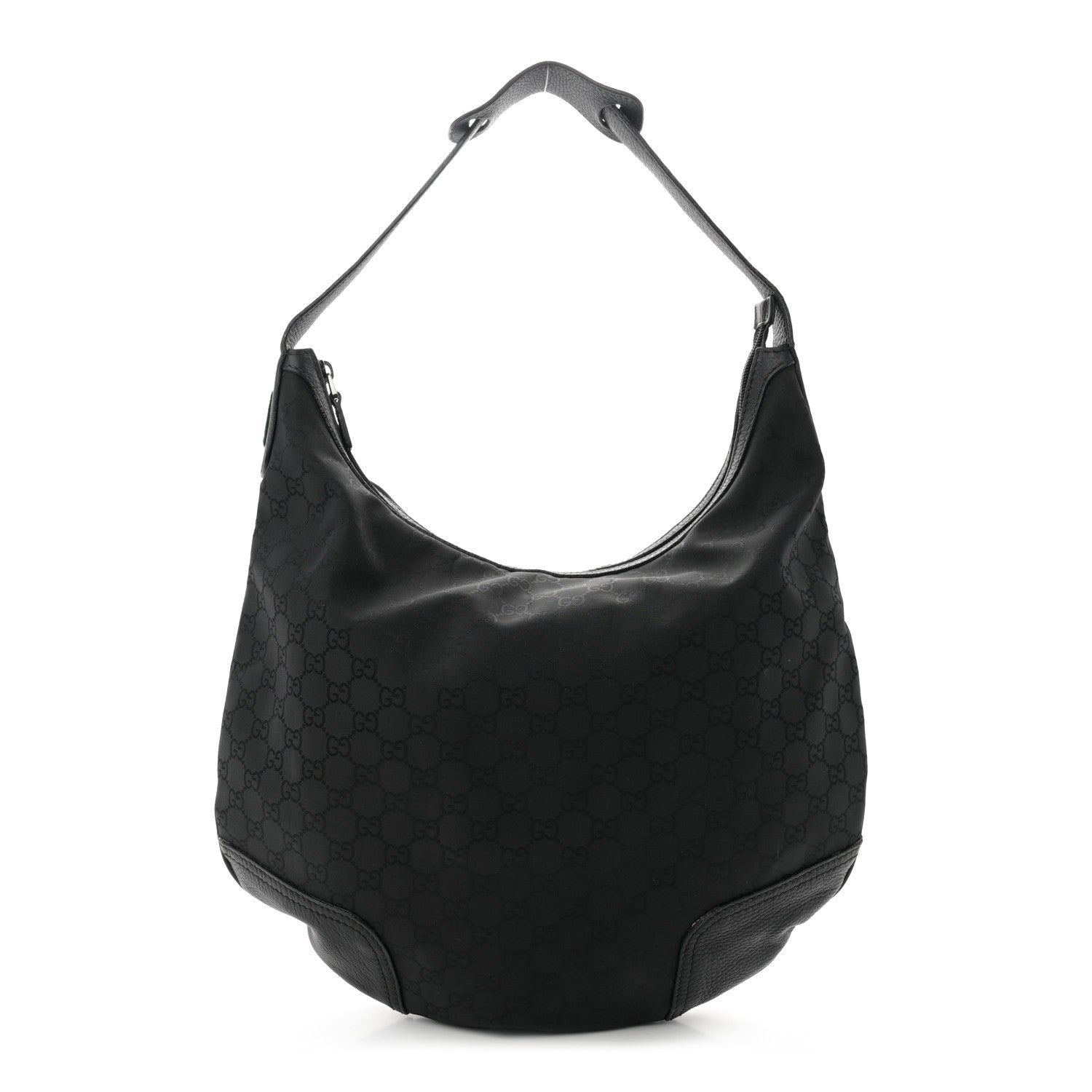 Gucci Nylon Monogram Large Princy Hobo Black 1 of 14
