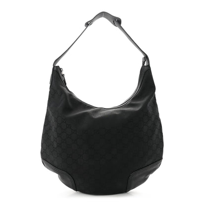 Gucci Nylon Monogram Large Princy Hobo Black 1 of 14