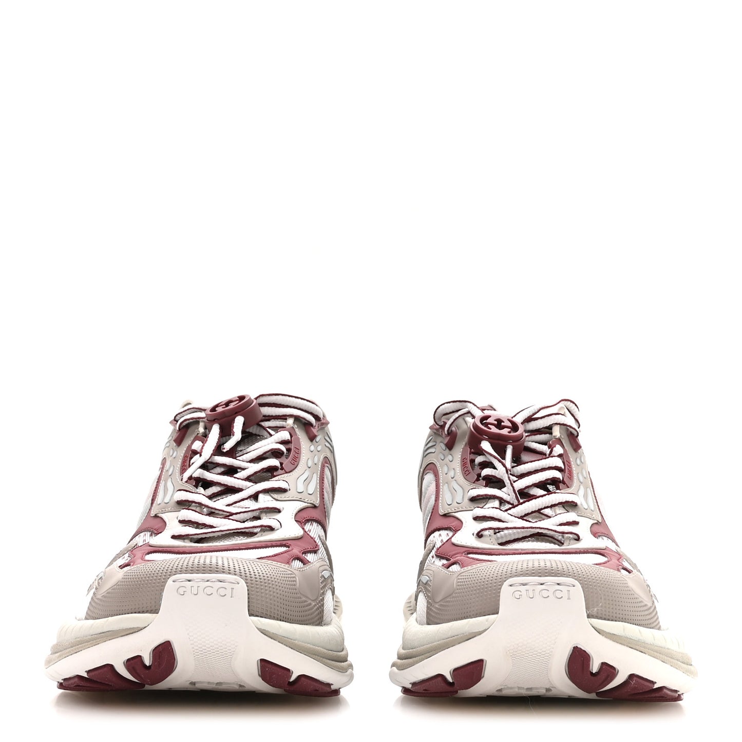 Calfskin Mesh Web Womens 2.0 Sneakers 9 Gray Rosso Ancora