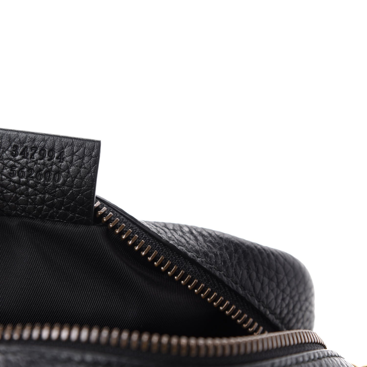 Gucci Pebbled Calfskin Mini Soho Disco Bag Black 9 of 10