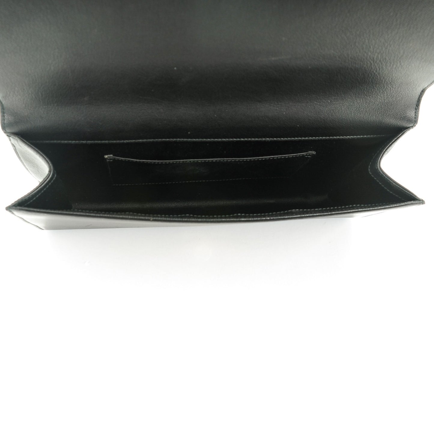 Goatskin Monogram Large Belle De Jour Clutch Black