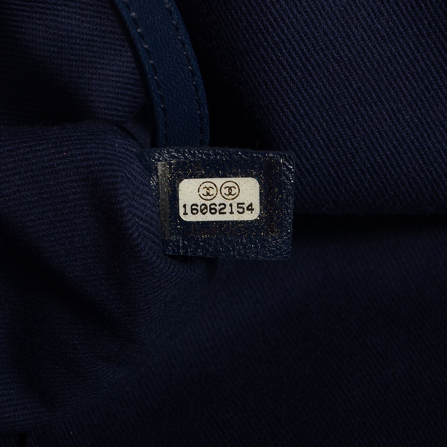 Chanel Canvas Deauville Large Tote Denim Blue 7 of 7