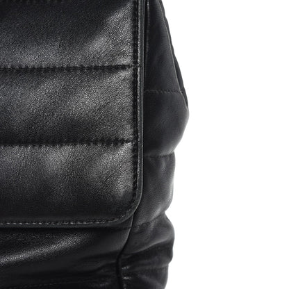 Chanel Lambskin Horizontal Quilt Jumbo Mademoiselle Flap Black 12 of 14