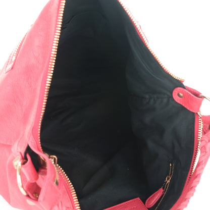Balenciaga Agneau Giant 12 Rose Gold Hardware Day Hobo Rose Thulian 5 of 7