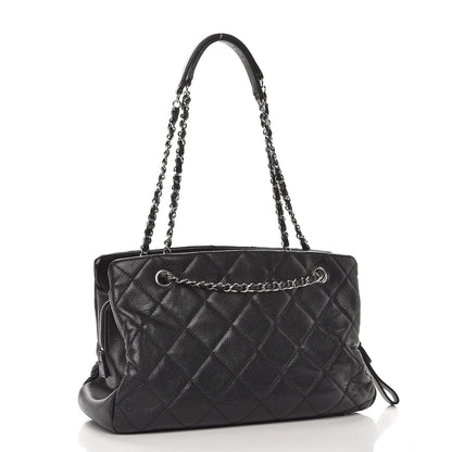 Chanel Caviar CC Timeless Tote Black 3 of 12