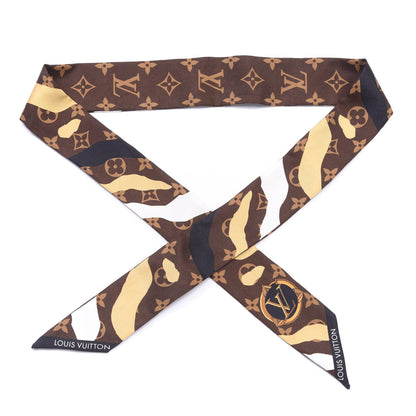 Louis Vuitton X LOL Silk Monogram BB Bandeau Gold Silver 1 of 3