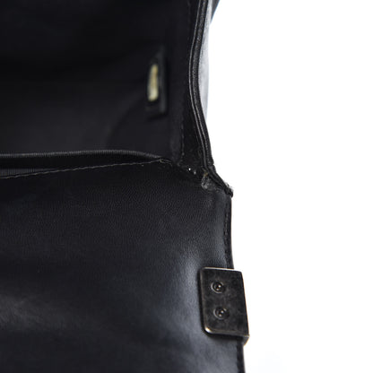 Chanel Lambskin Quilted Medium Boy Flap Black 13 of 16