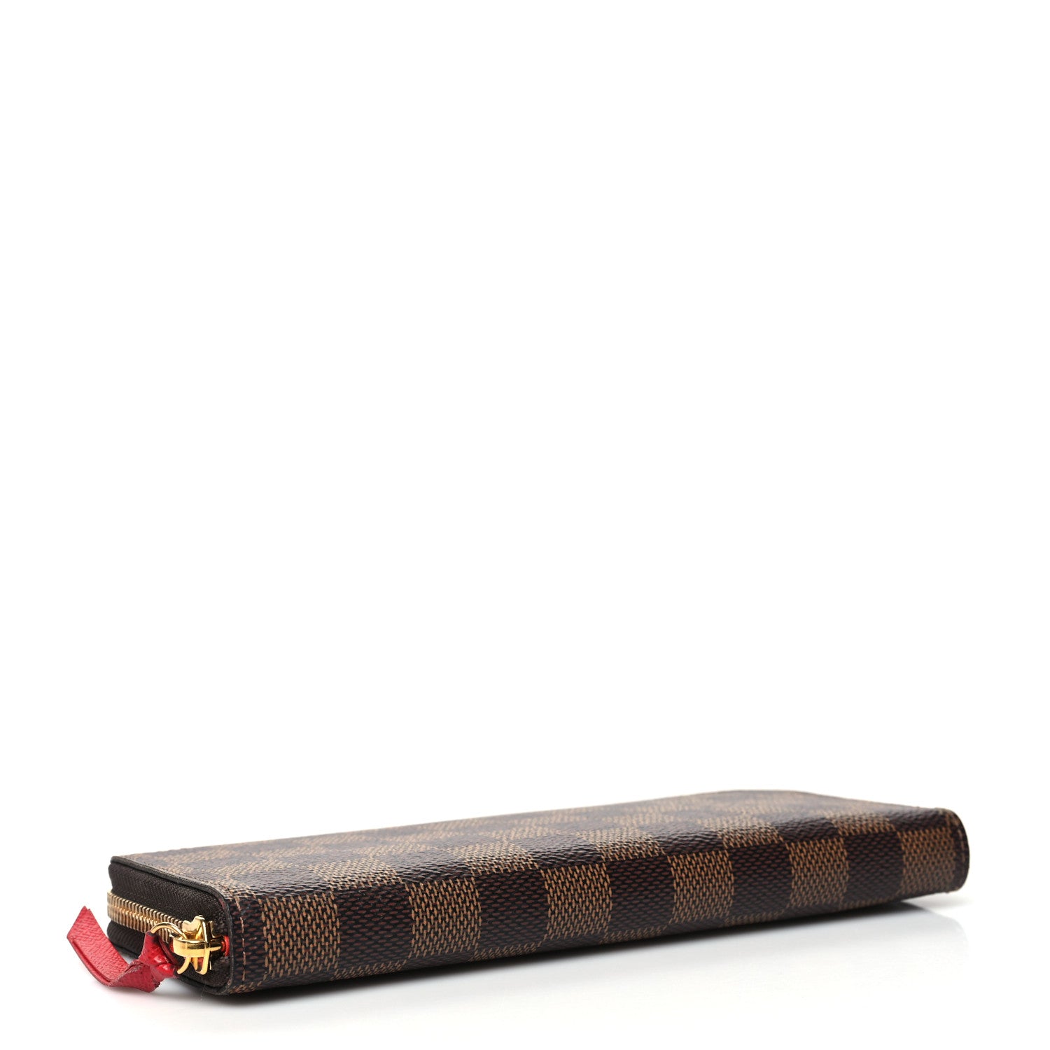Louis Vuitton Damier Ebene Clemence Wallet Cherry 4 of 9