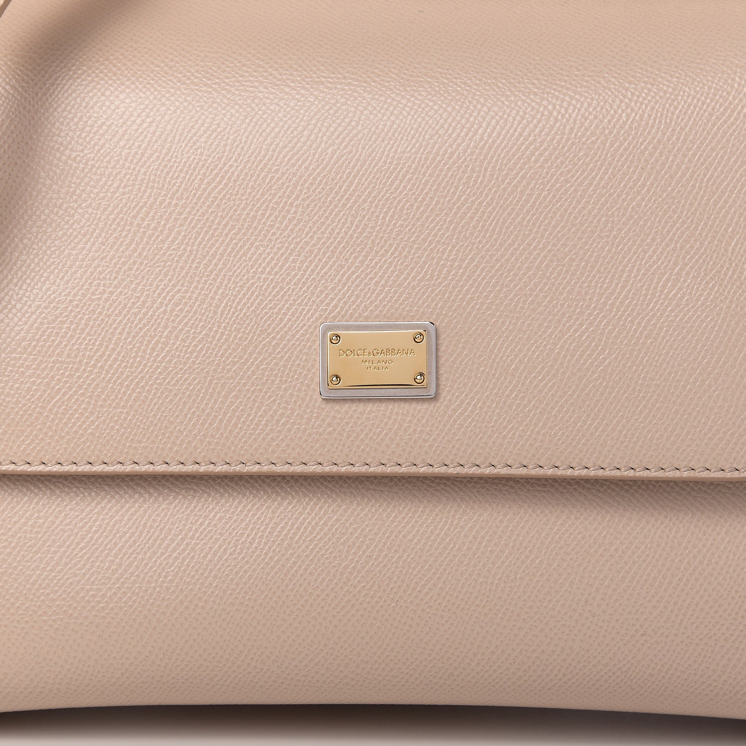 Dolce & Gabbana Dauphine Calfskin Medium Miss Sicily Satchel Rosa Carne 6 of 8
