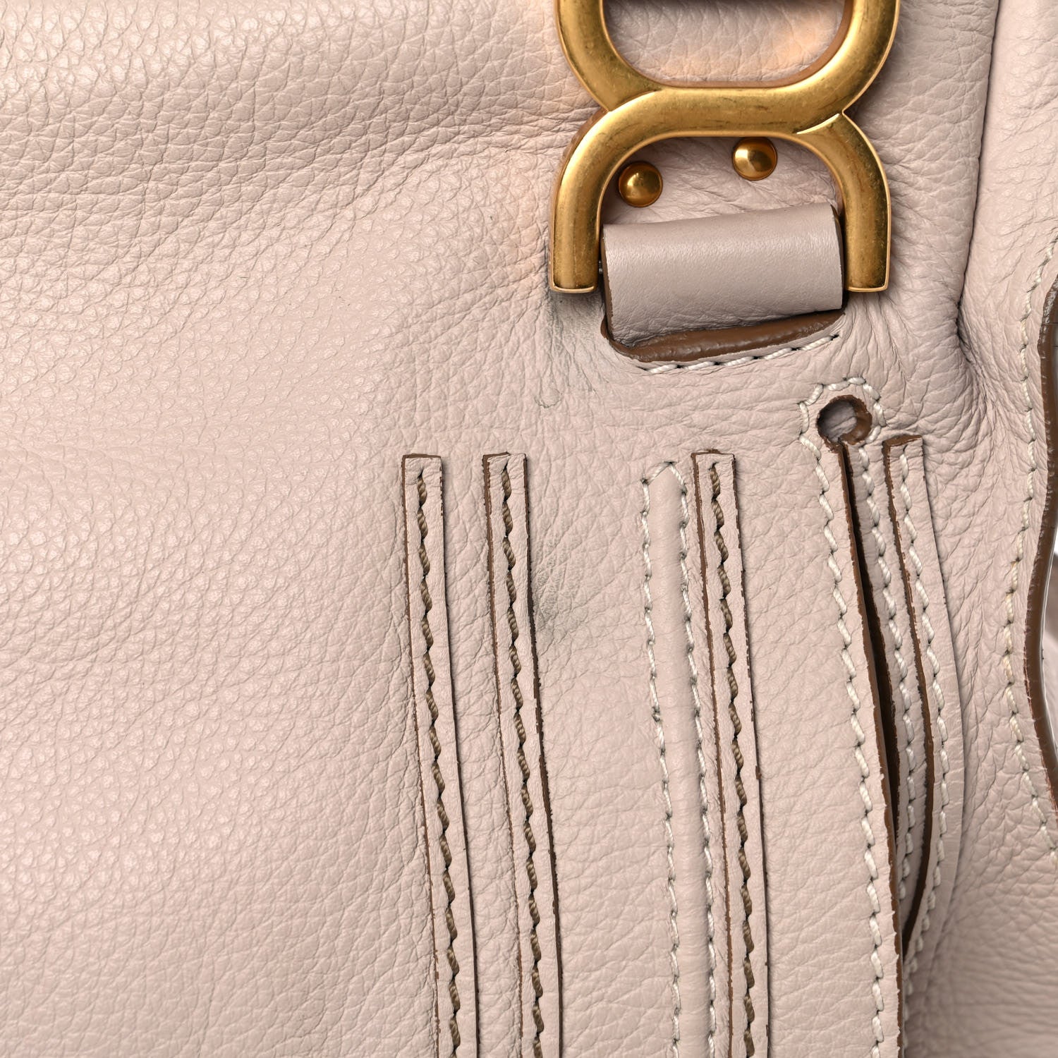 Chloe Calfskin Medium Marcie Satchel Blush Nude 16 of 18