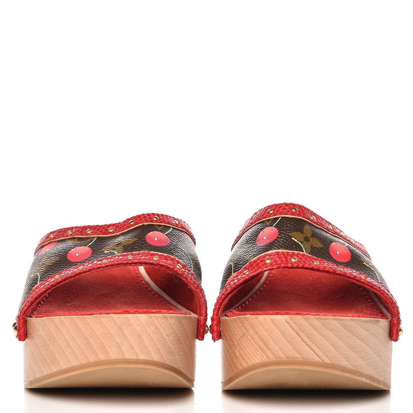 Monogram Cerises Mules Heels 37.5