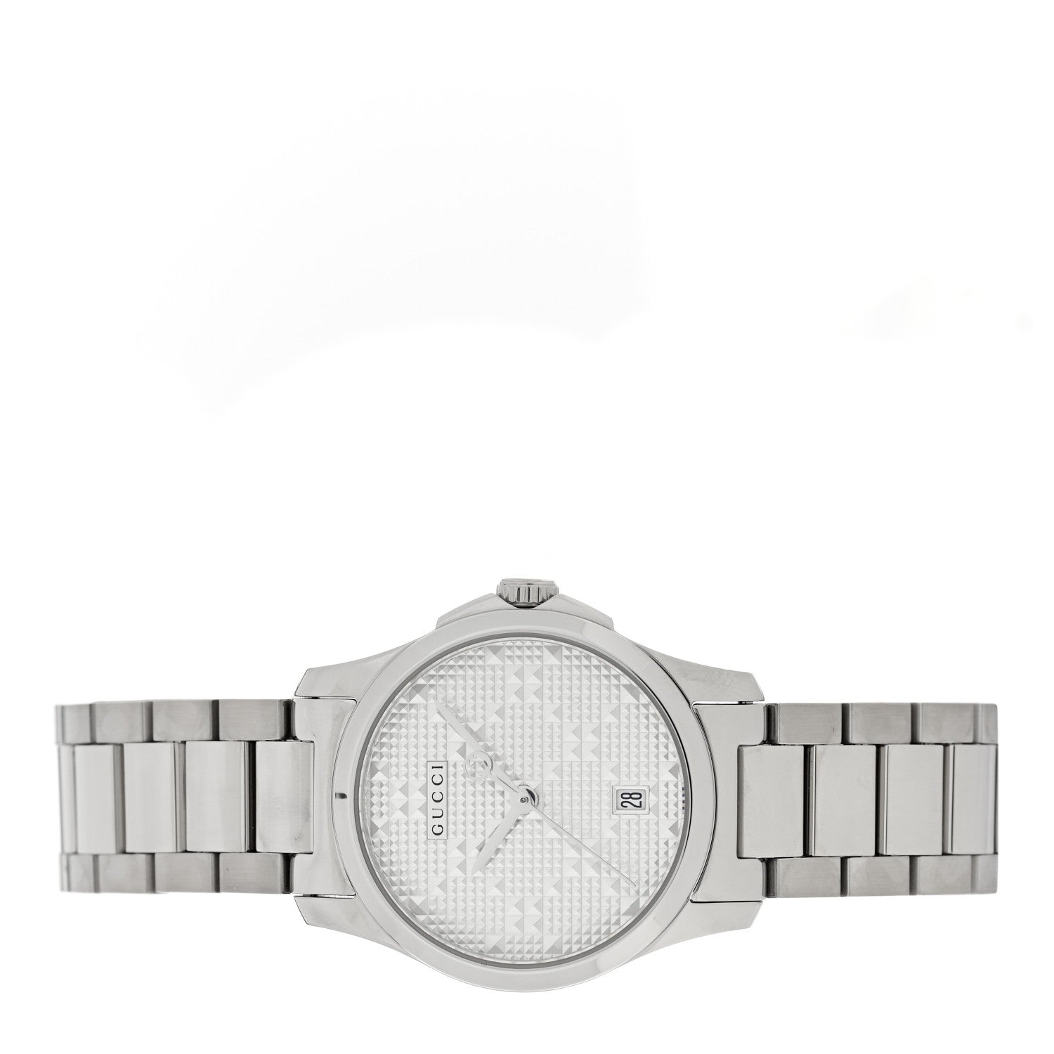 Gucci Stainless Steel 27mm G-Timeless Diamante Quartz Watch 2 of 5