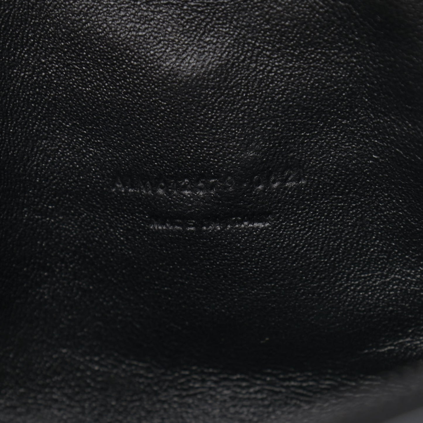 Grain De Poudre Matelasse Monogram Mini Lou Camera Bag Black