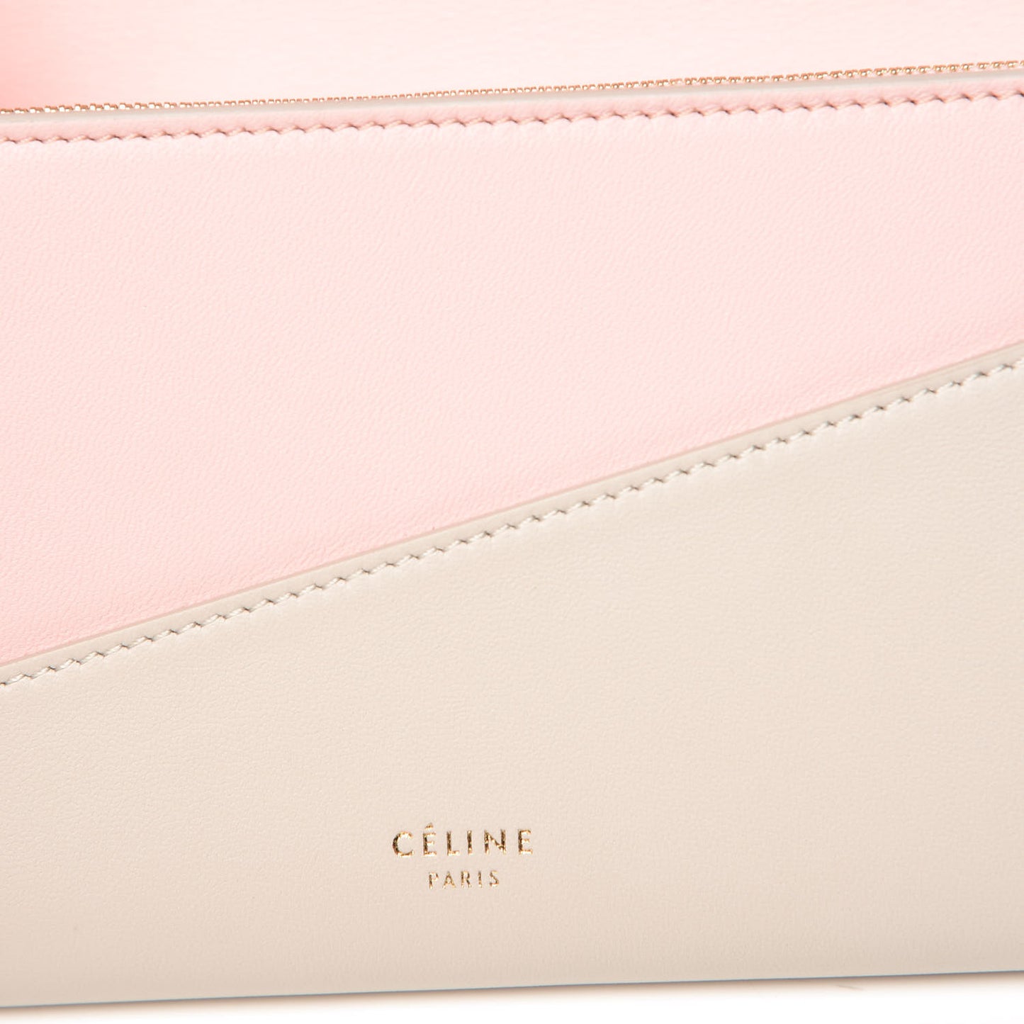 Lambskin Large Diagonal Multifunction Flap Wallet Pink Desert