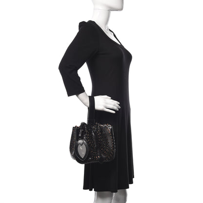 Alaia Lux Calfskin Vienne Rose-Marie 19 Bag Black 2 of 10