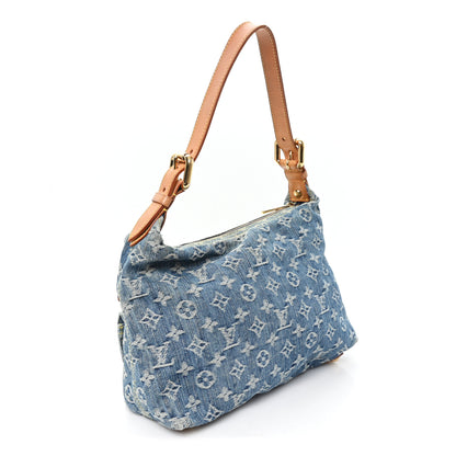 Louis Vuitton Monogram Denim Baggy PM Blue 3 of 11