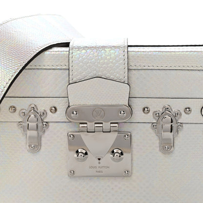 Louis Vuitton Karung Petite Malle White Petrol 7 of 9